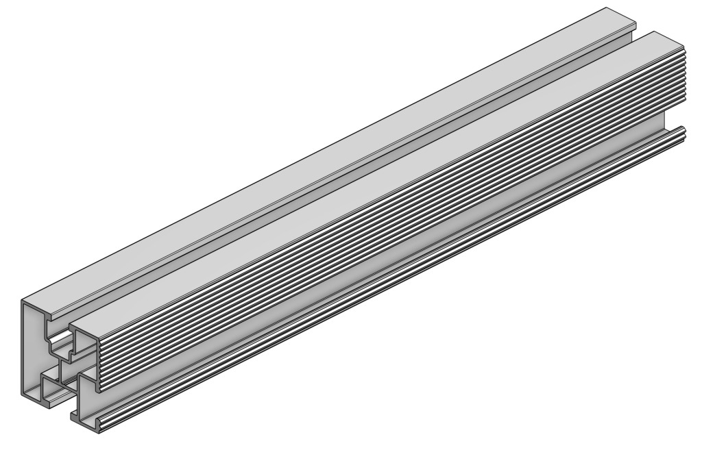Aluminiumprofil Jura Multi3  3600x40x40mm